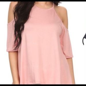 Open shoulders shirt